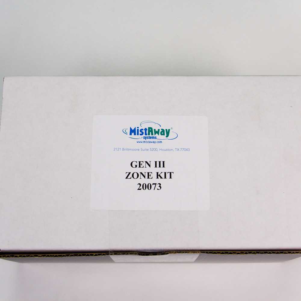 Gen 3 Zone Kit MistAway Systems