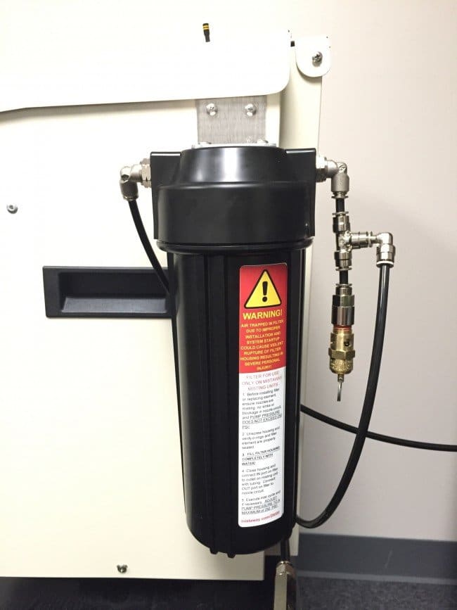 Pressure Relief Valve Assembly for Nozzle Circuit Filter MistAway Systems